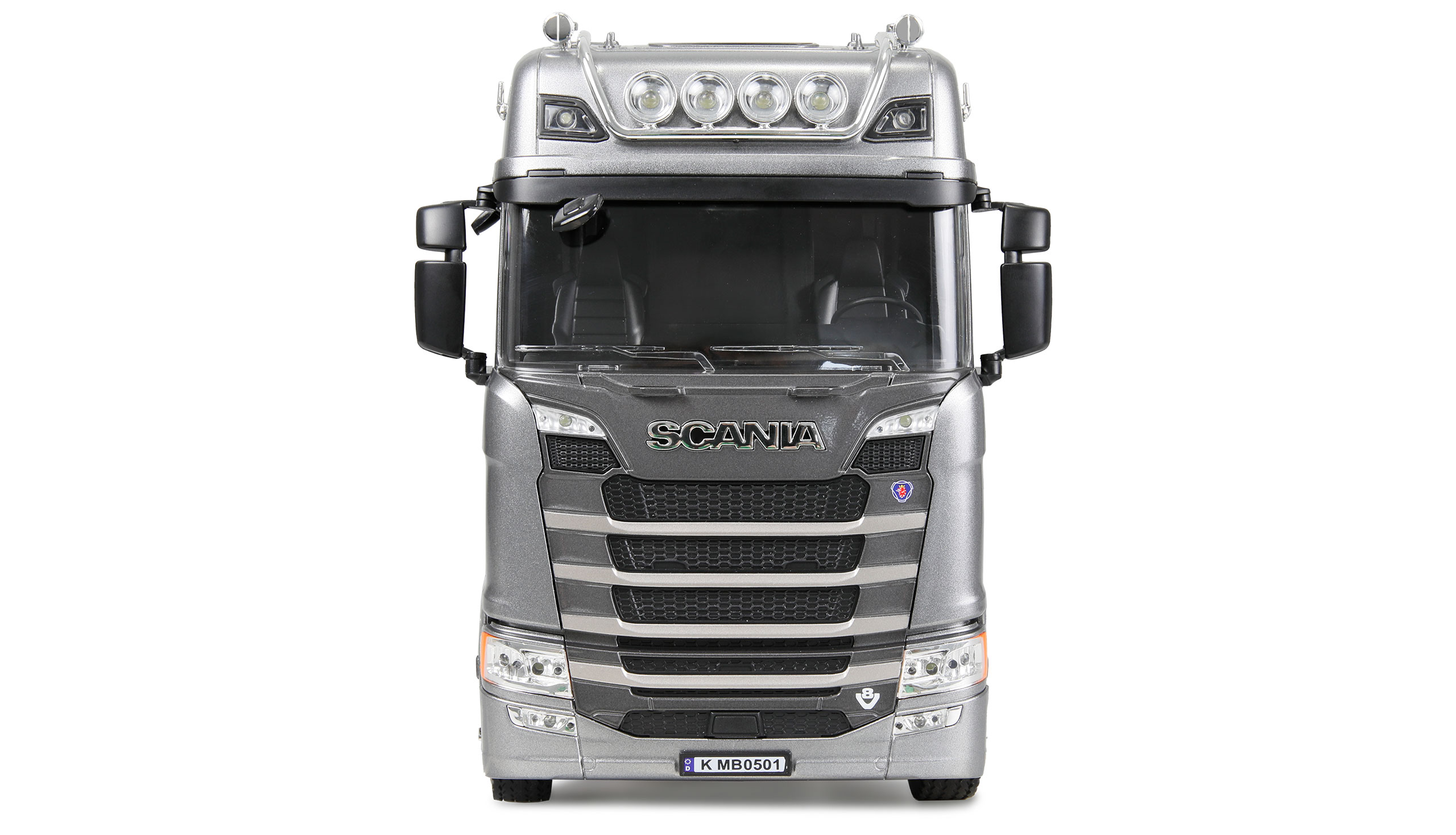 Scania 770 S Truck unit 6x4 1:18 RTR silver | 22762